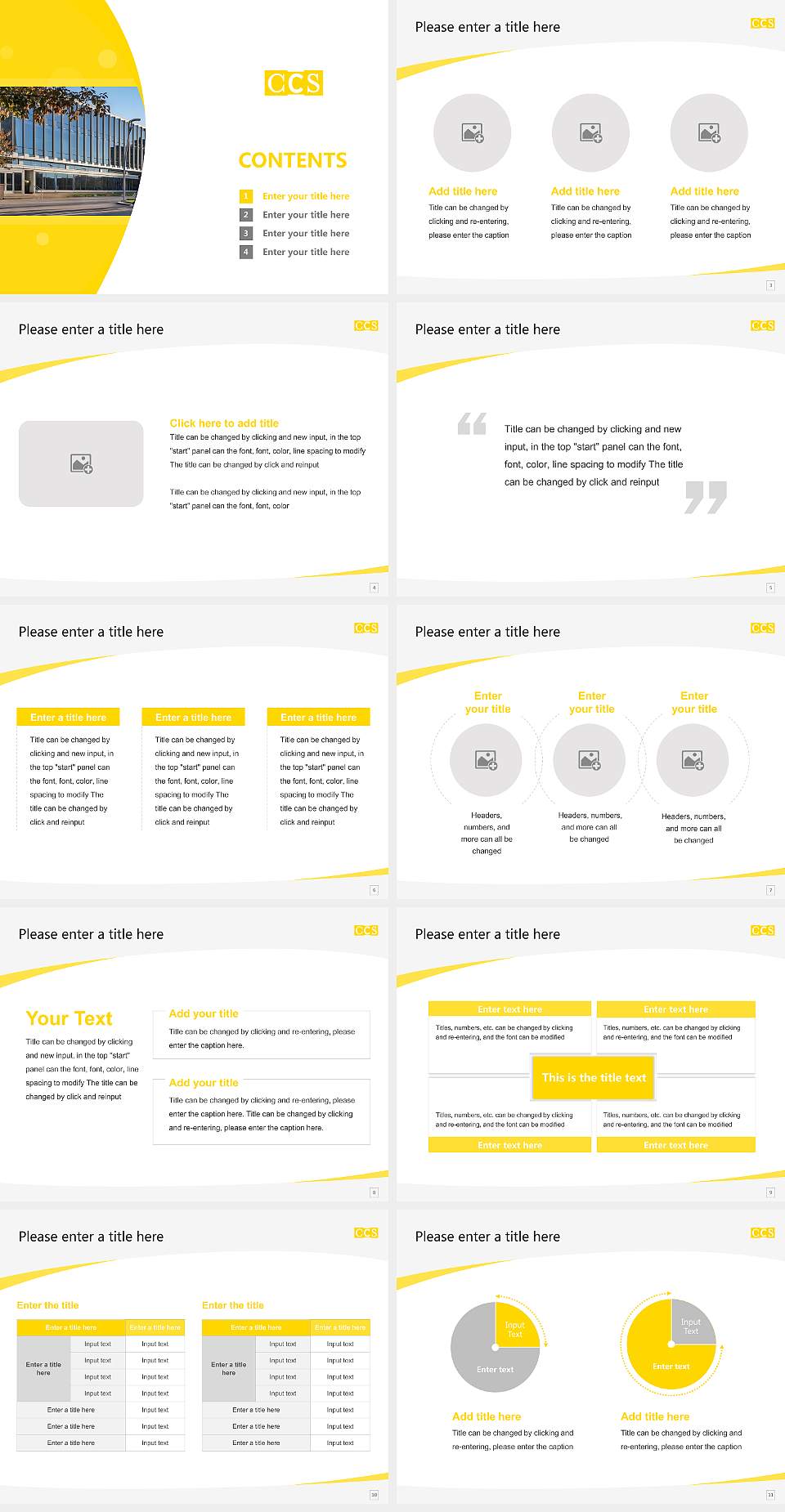 College for Creative Studies Course/Courseware Creation PPT Template4:3 ratio PPT effect preview image2