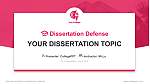 City College-Miami Graduation Thesis Defense PPT Template