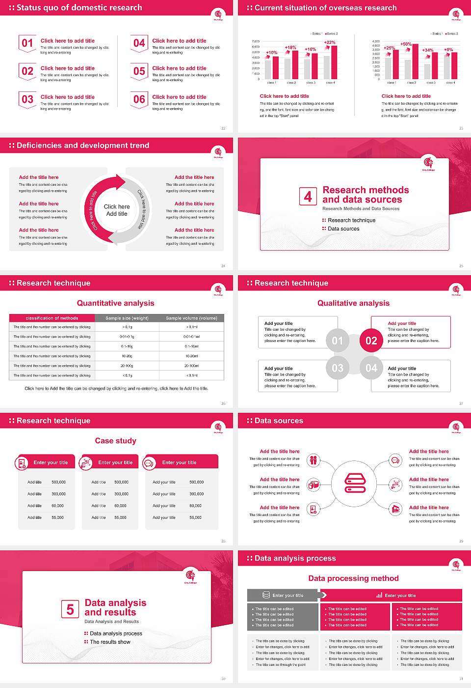 City College-Miami Graduation Thesis Defense PPT Template16:9 ratio PPT effect preview image4