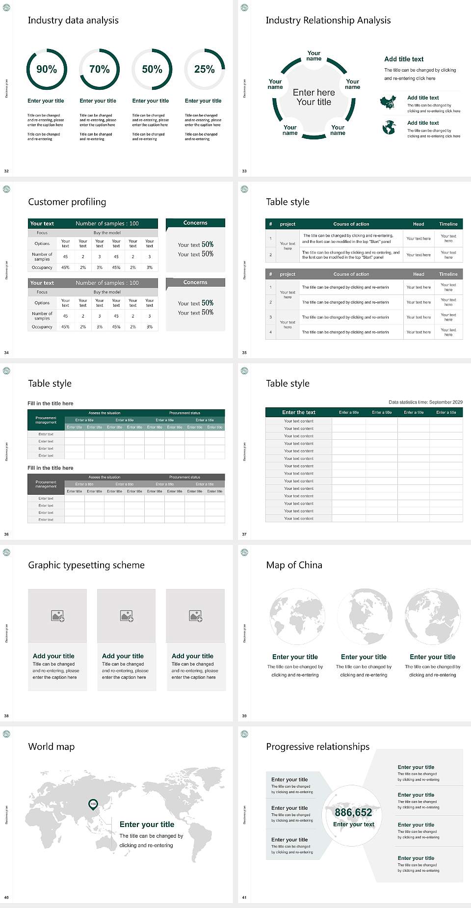 Clarkson University Competition/Entrepreneurship Contest PPT Template4:3 ratio PPT effect preview image5