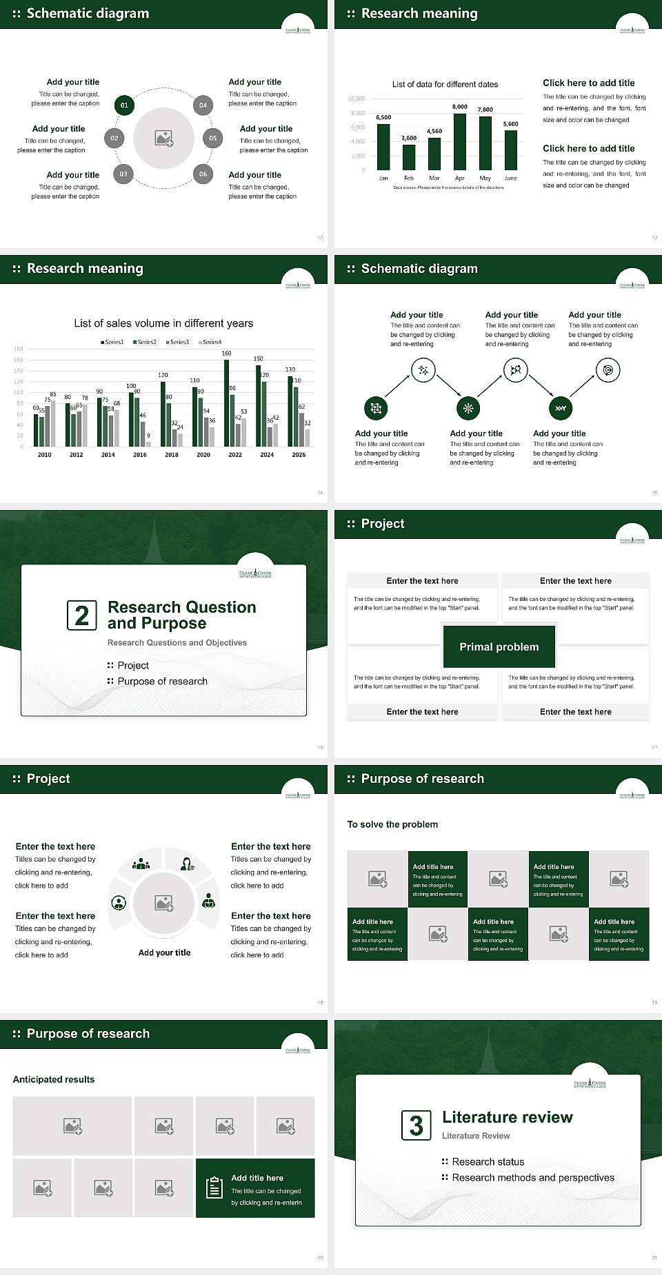 Clear Creek Baptist Bible College Graduation Thesis Defense PPT Template4:3 ratio PPT effect preview image3