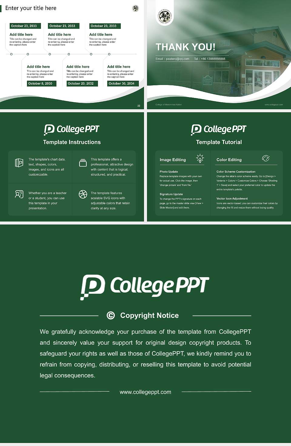 College of Menominee Nation Lecture Sharing and Networking Event PPT Template4:3 ratio PPT effect preview image4