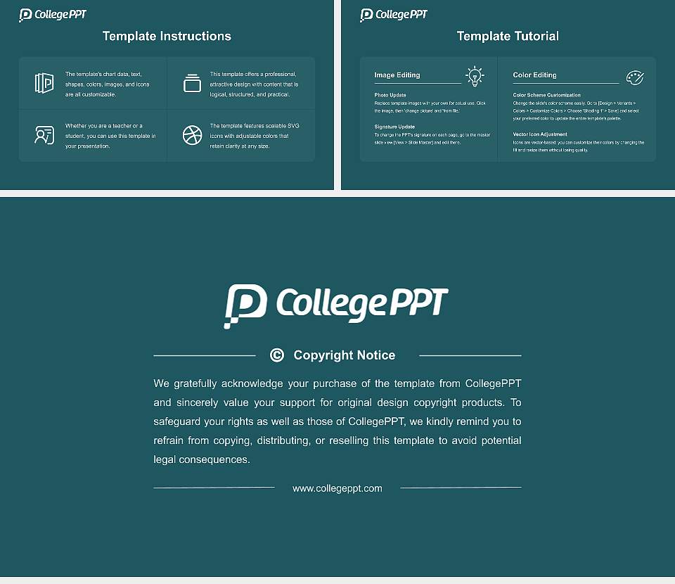 Charlotte Christian College and Theological Seminary Academic Presentation/Research Findings Report PPT Template16:9 ratio PPT effect preview image5