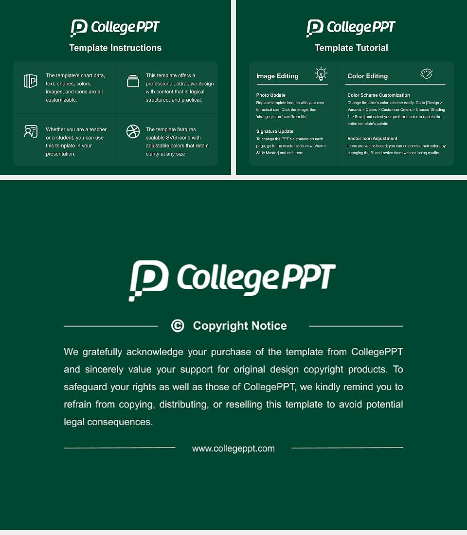 College of Our Lady of the Elms Course/Courseware Creation PPT Template4:3 ratio PPT effect preview image5