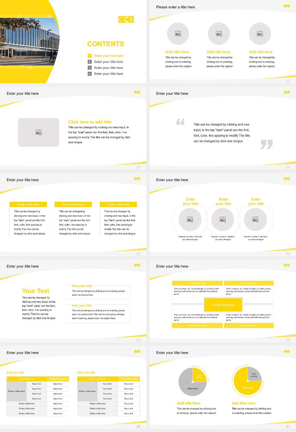 College for Creative Studies Course/Courseware Creation PPT Template16:9 ratio PPT effect preview image2