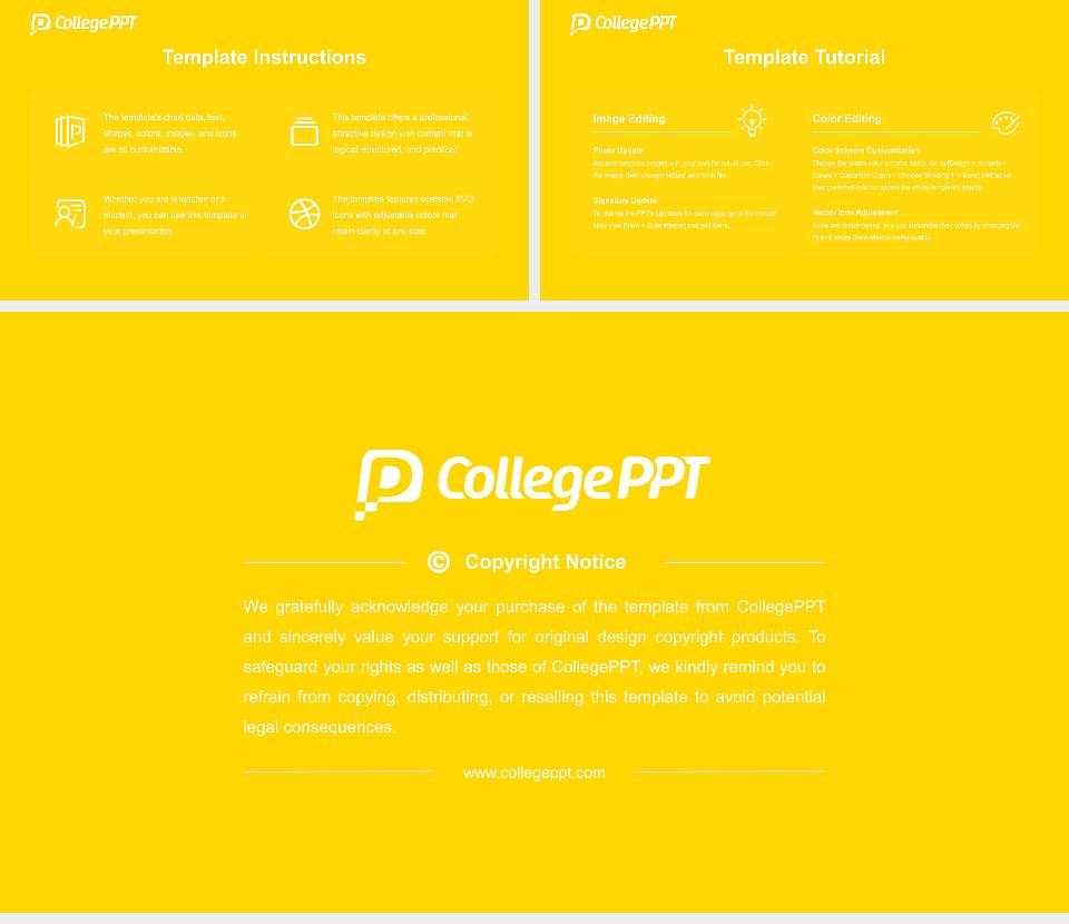 College for Creative Studies Course/Courseware Creation PPT Template16:9 ratio PPT effect preview image5