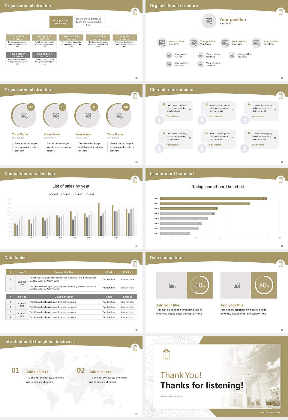 Charleston Southern University Academic Presentation/Research Findings Report PPT Template16:9 ratio PPT effect preview image4