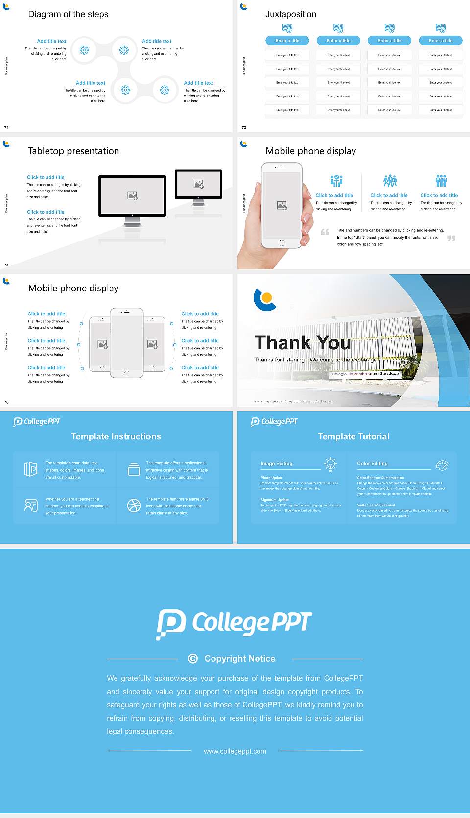 Colegio Universitario De San Juan Competition/Entrepreneurship Contest PPT Template16:9 ratio PPT effect preview image9