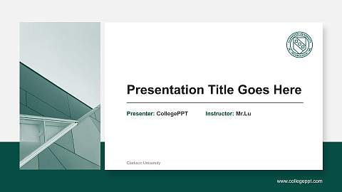 Clarkson University General Purpose PPT Template