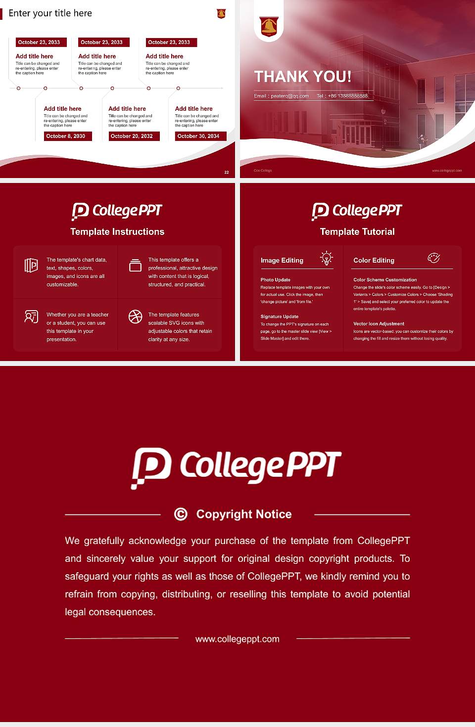Coe College Lecture Sharing and Networking Event PPT Template4:3 ratio PPT effect preview image4