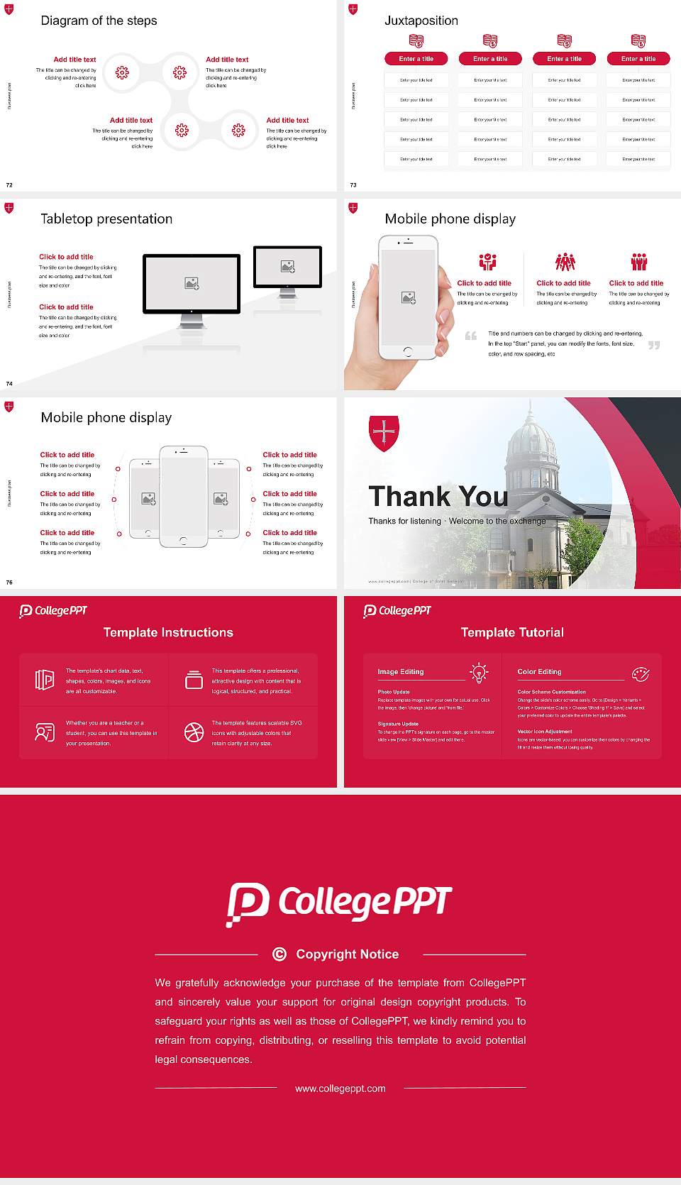 College of Saint Benedict Competition/Entrepreneurship Contest PPT Template16:9 ratio PPT effect preview image9
