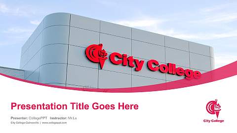 City College-Gainesville Course/Courseware Creation PPT Template