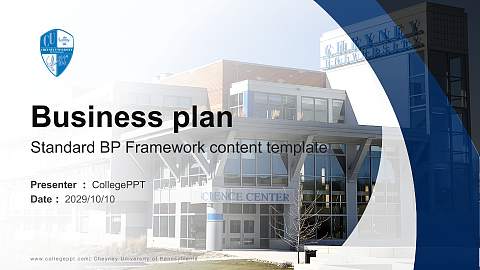 Cheyney University of Pennsylvania Competition/Entrepreneurship Contest PPT Template