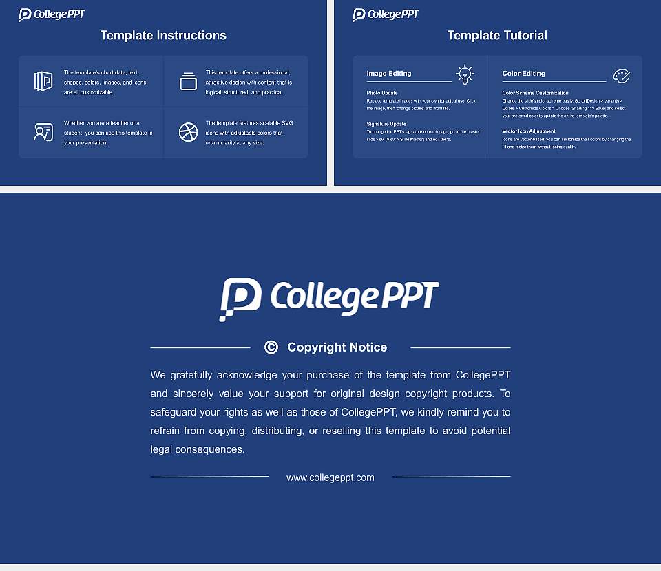 Coastal Pines Technical College Course/Courseware Creation PPT Template16:9 ratio PPT effect preview image5