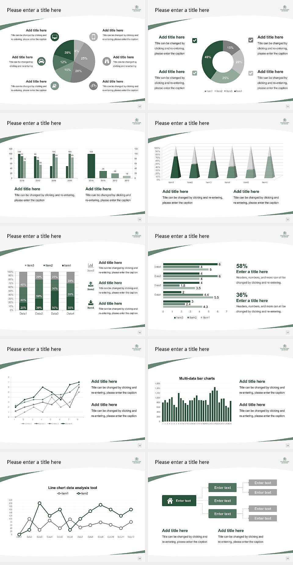Chicago State University Course/Courseware Creation PPT Template4:3 ratio PPT effect preview image3