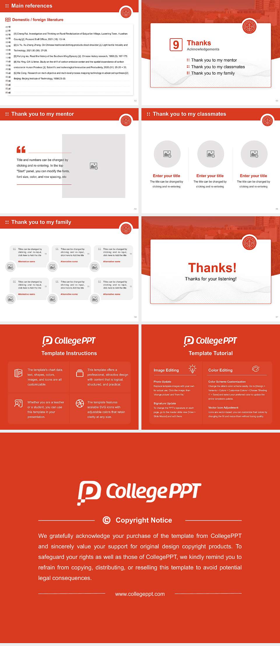 Claremont School of Theology Graduation Thesis Defense PPT Template4:3 ratio PPT effect preview image7