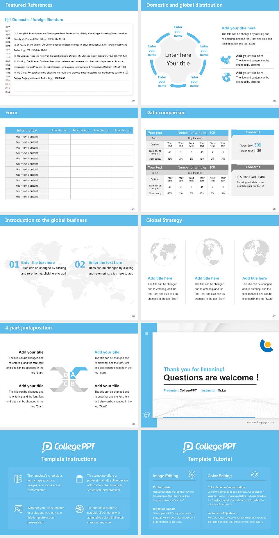 Colegio Universitario De San Juan Thesis Proposal/Graduation Defense PPT Template4:3 ratio PPT effect preview image4