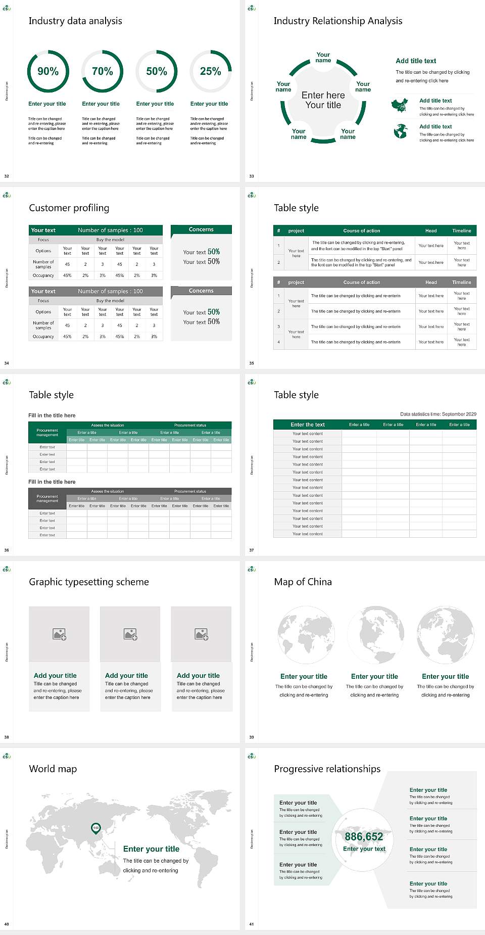 Cleveland State University Competition/Entrepreneurship Contest PPT Template4:3 ratio PPT effect preview image5