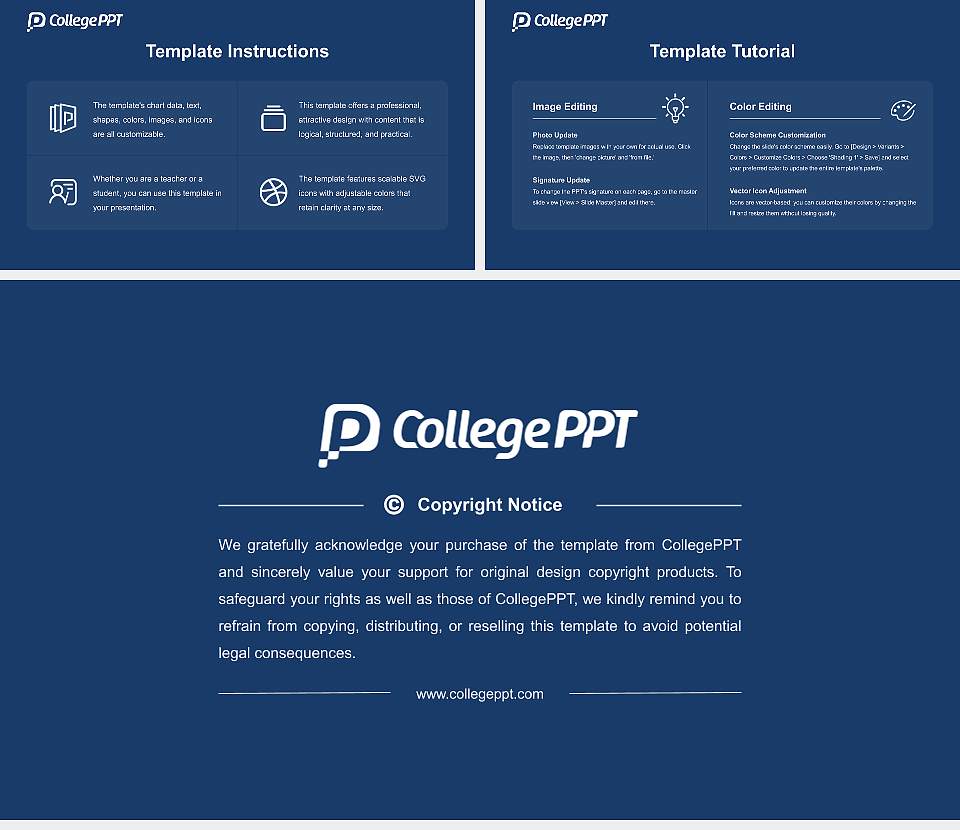 Clarion University of Pennsylvania Course/Courseware Creation PPT Template16:9 ratio PPT effect preview image5