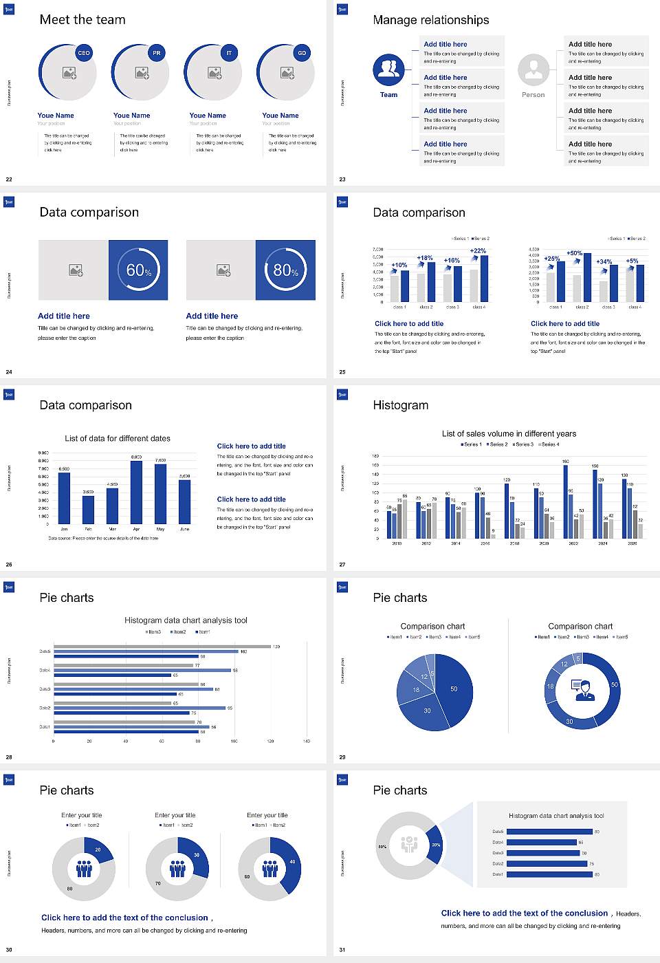 Clarks Summit University Competition/Entrepreneurship Contest PPT Template16:9 ratio PPT effect preview image4