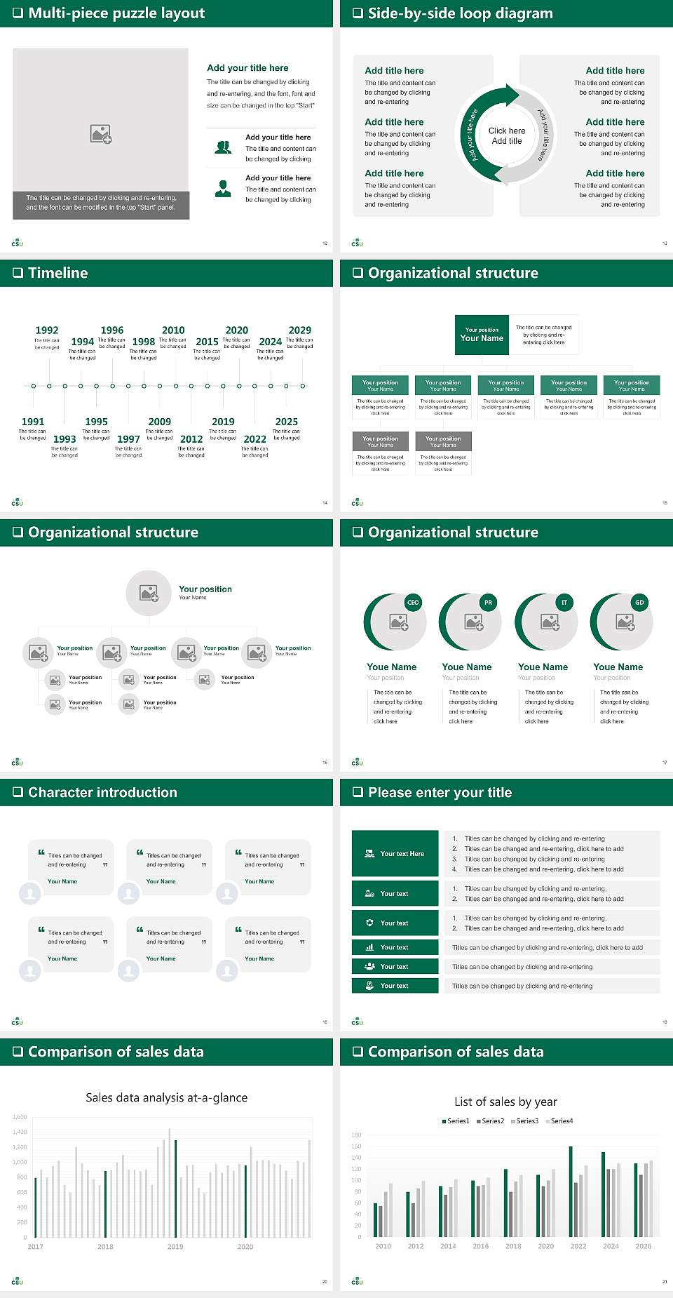Cleveland State University General Purpose PPT Template4:3 ratio PPT effect preview image3
