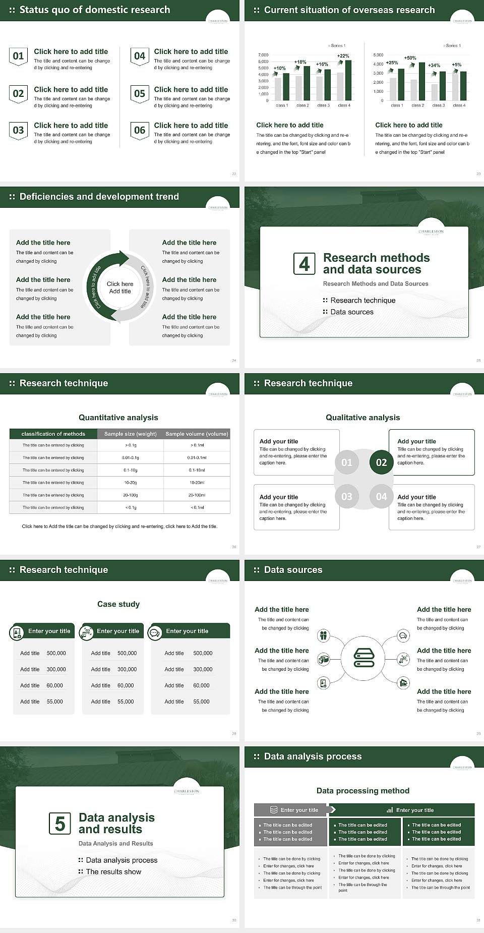 Charleston School of Law Graduation Thesis Defense PPT Template4:3 ratio PPT effect preview image4