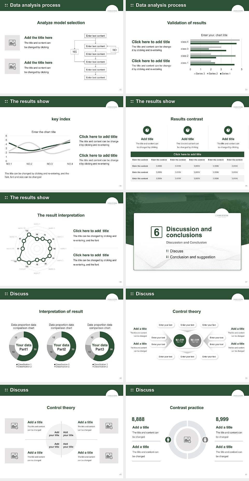 Charleston School of Law Graduation Thesis Defense PPT Template4:3 ratio PPT effect preview image5
