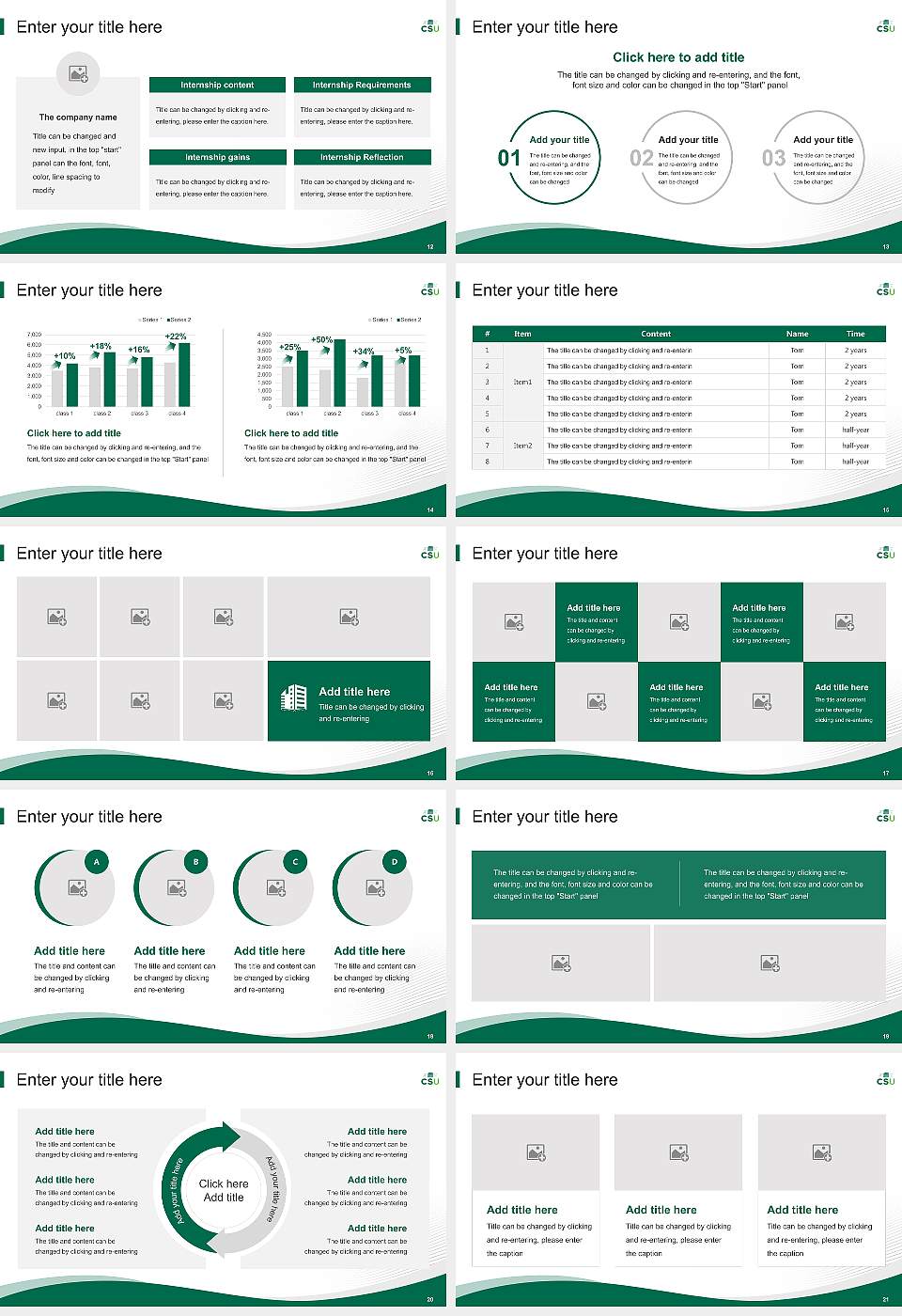 Cleveland State University Lecture Sharing and Networking Event PPT Template16:9 ratio PPT effect preview image3