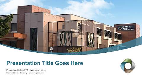 Claremont Lincoln University Course/Courseware Creation PPT Template