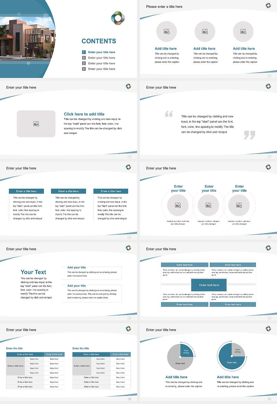 Claremont Lincoln University Course/Courseware Creation PPT Template16:9 ratio PPT effect preview image2