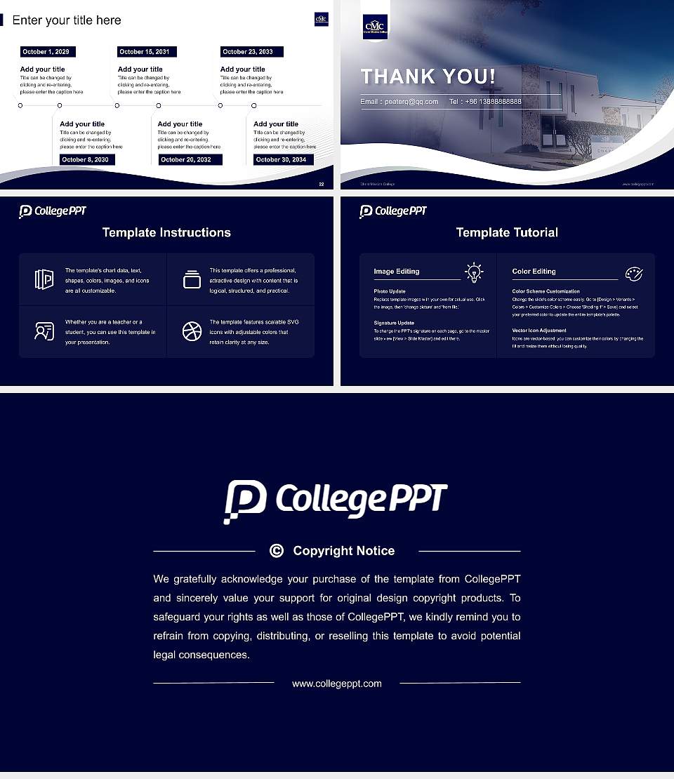 Christ Mission College Lecture Sharing and Networking Event PPT Template16:9 ratio PPT effect preview image4