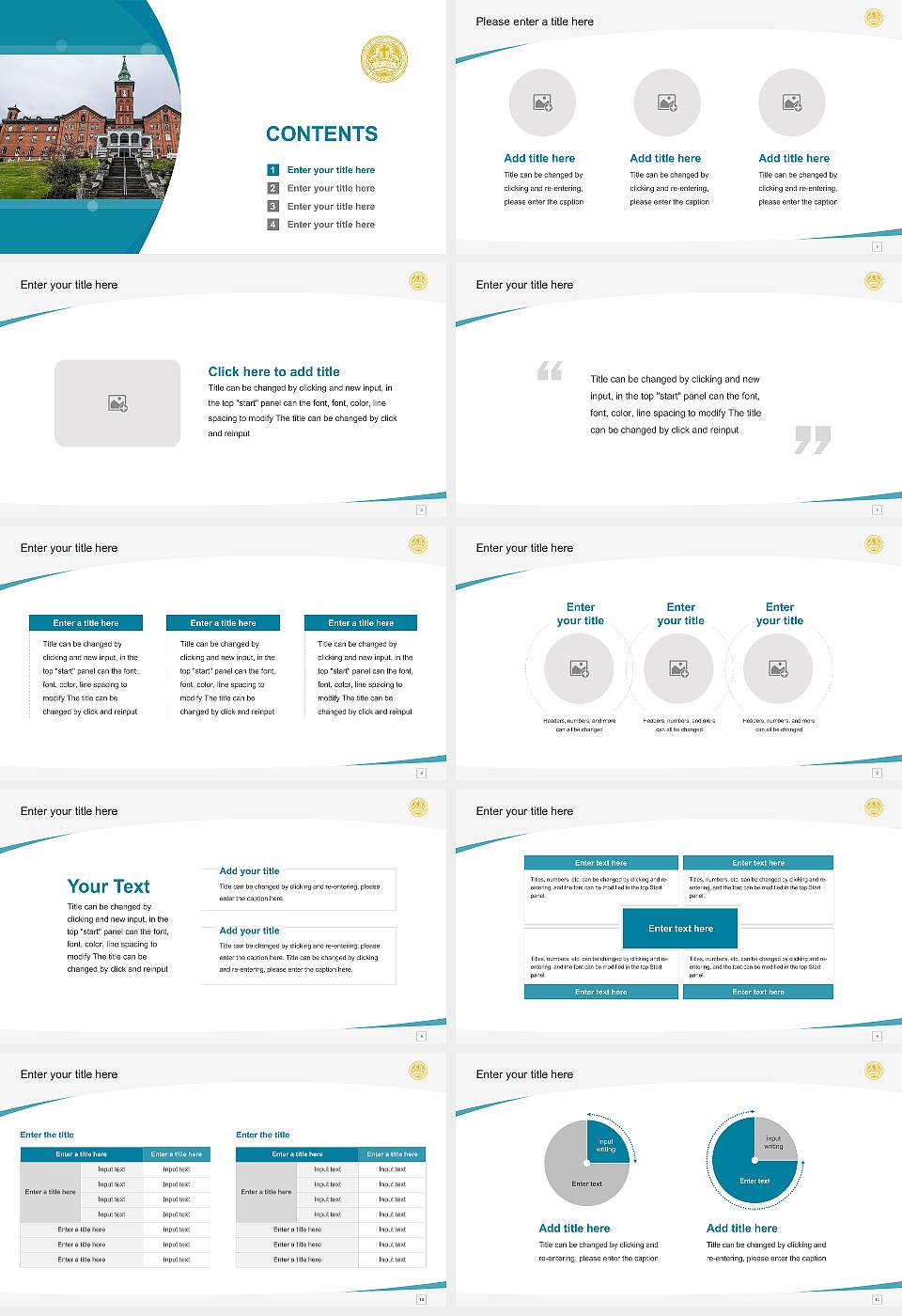 College of Mount Saint Vincent Course/Courseware Creation PPT Template16:9 ratio PPT effect preview image2