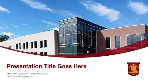 Coe College Course/Courseware Creation PPT Template