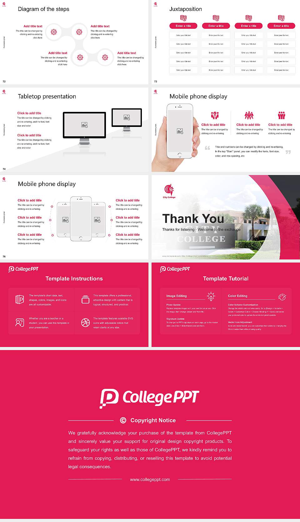 City College-Fort Lauderdale Competition/Entrepreneurship Contest PPT Template16:9 ratio PPT effect preview image9