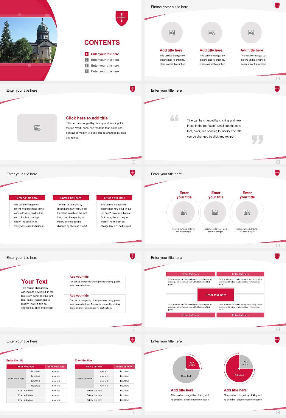 College of Saint Benedict Course/Courseware Creation PPT Template16:9 ratio PPT effect preview image2