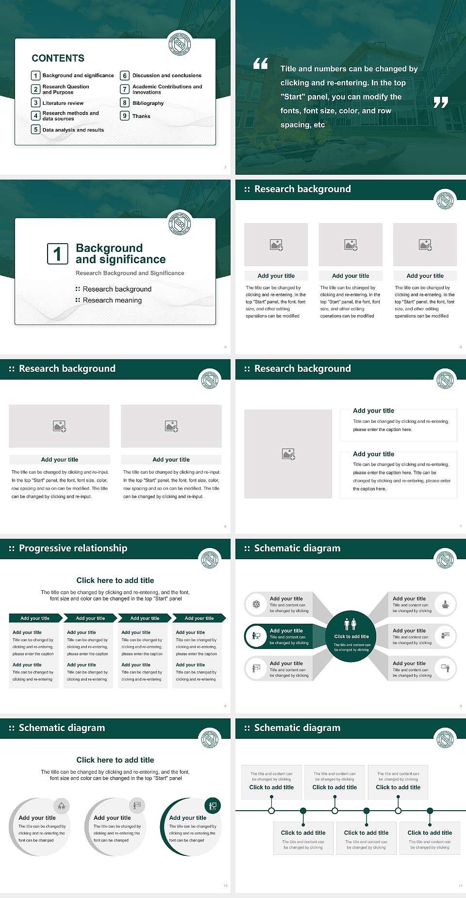 Clarkson University Graduation Thesis Defense PPT Template4:3 ratio PPT effect preview image2