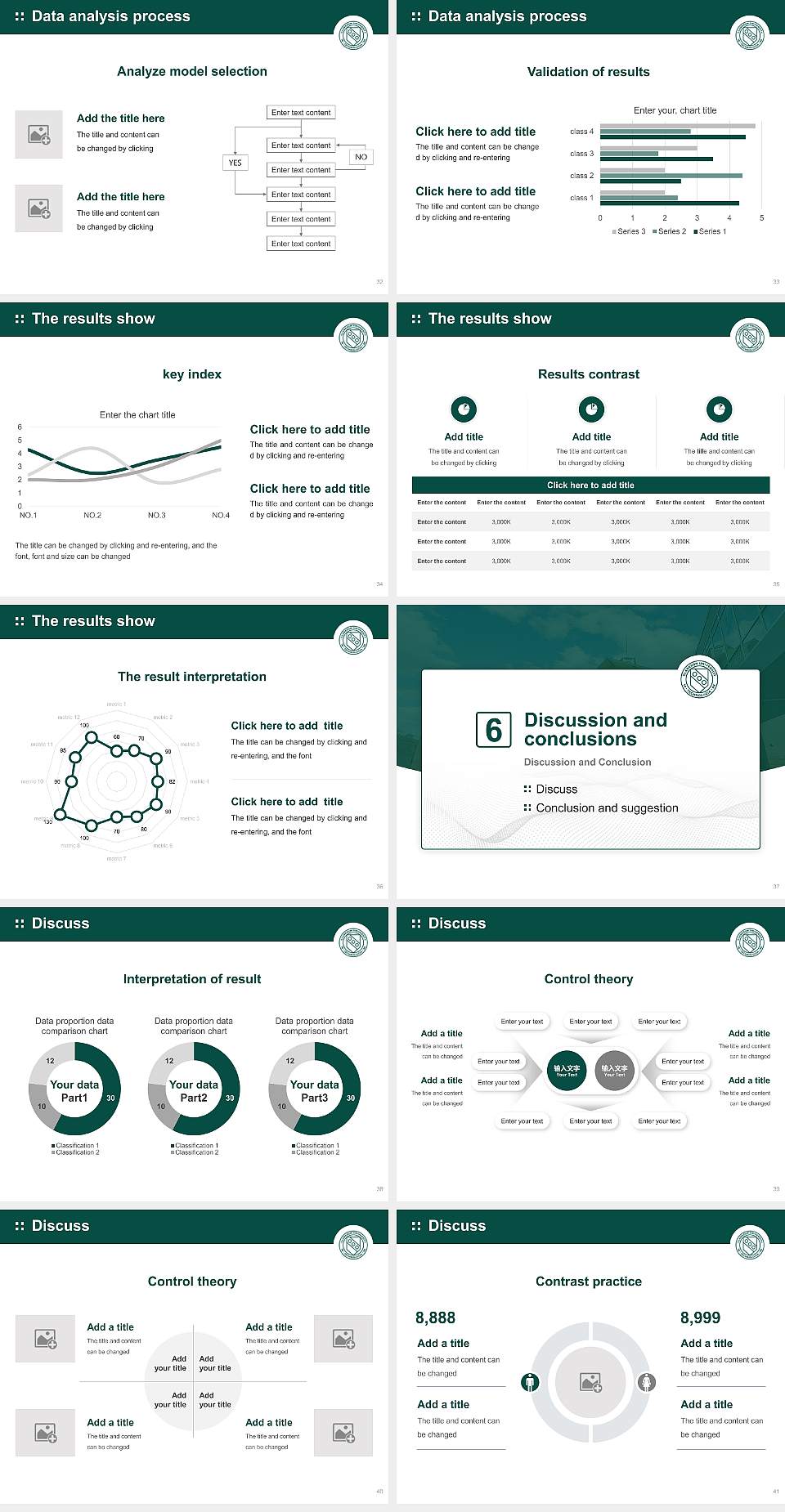 Clarkson University Graduation Thesis Defense PPT Template4:3 ratio PPT effect preview image5