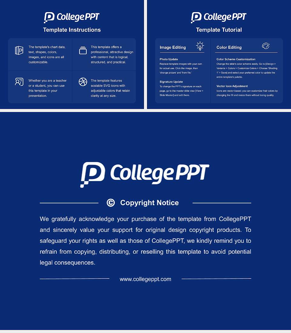 Clayton State University Course/Courseware Creation PPT Template4:3 ratio PPT effect preview image5