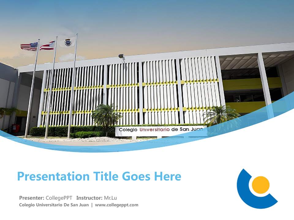 Colegio Universitario De San Juan Course/Courseware Creation PPT Template4:3 ratio PPT effect preview image5