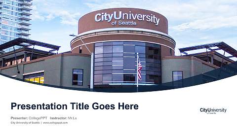 City University of Seattle Course/Courseware Creation PPT Template