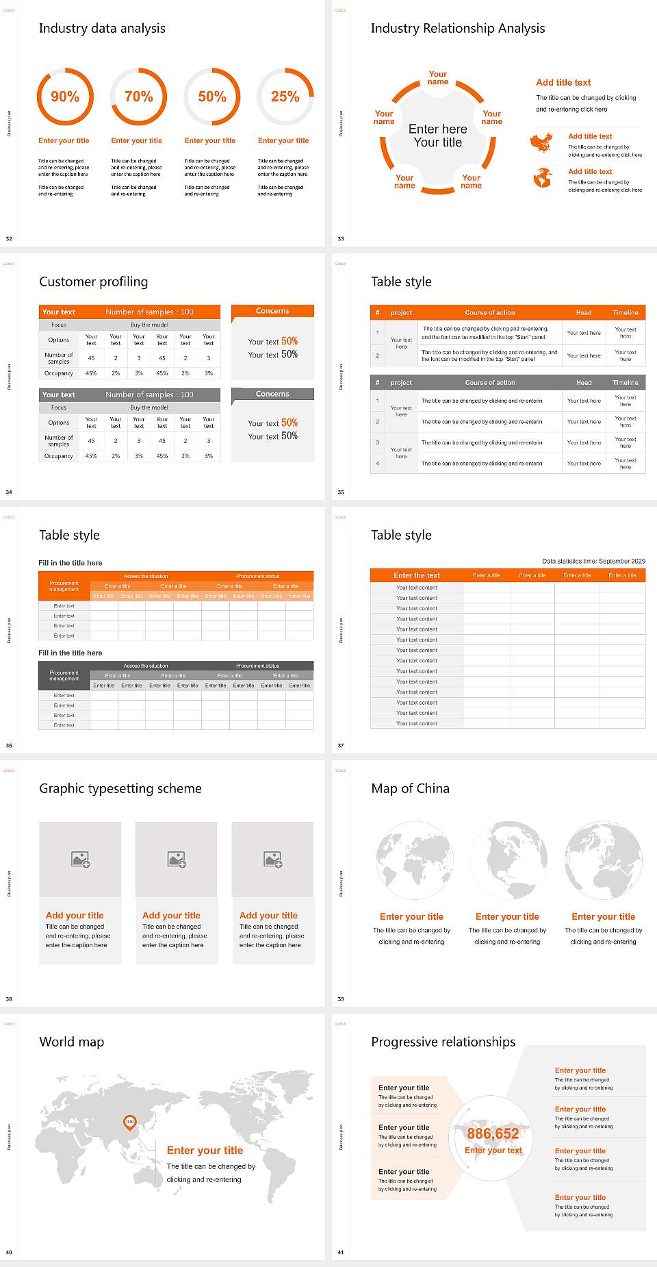 Clemson University Competition/Entrepreneurship Contest PPT Template4:3 ratio PPT effect preview image5