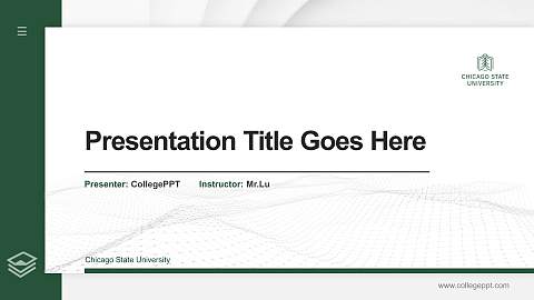 Chicago State University Thesis Proposal/Graduation Defense PPT Template