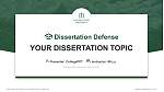 Chicago State University학위 논문 방어PPT 템플릿