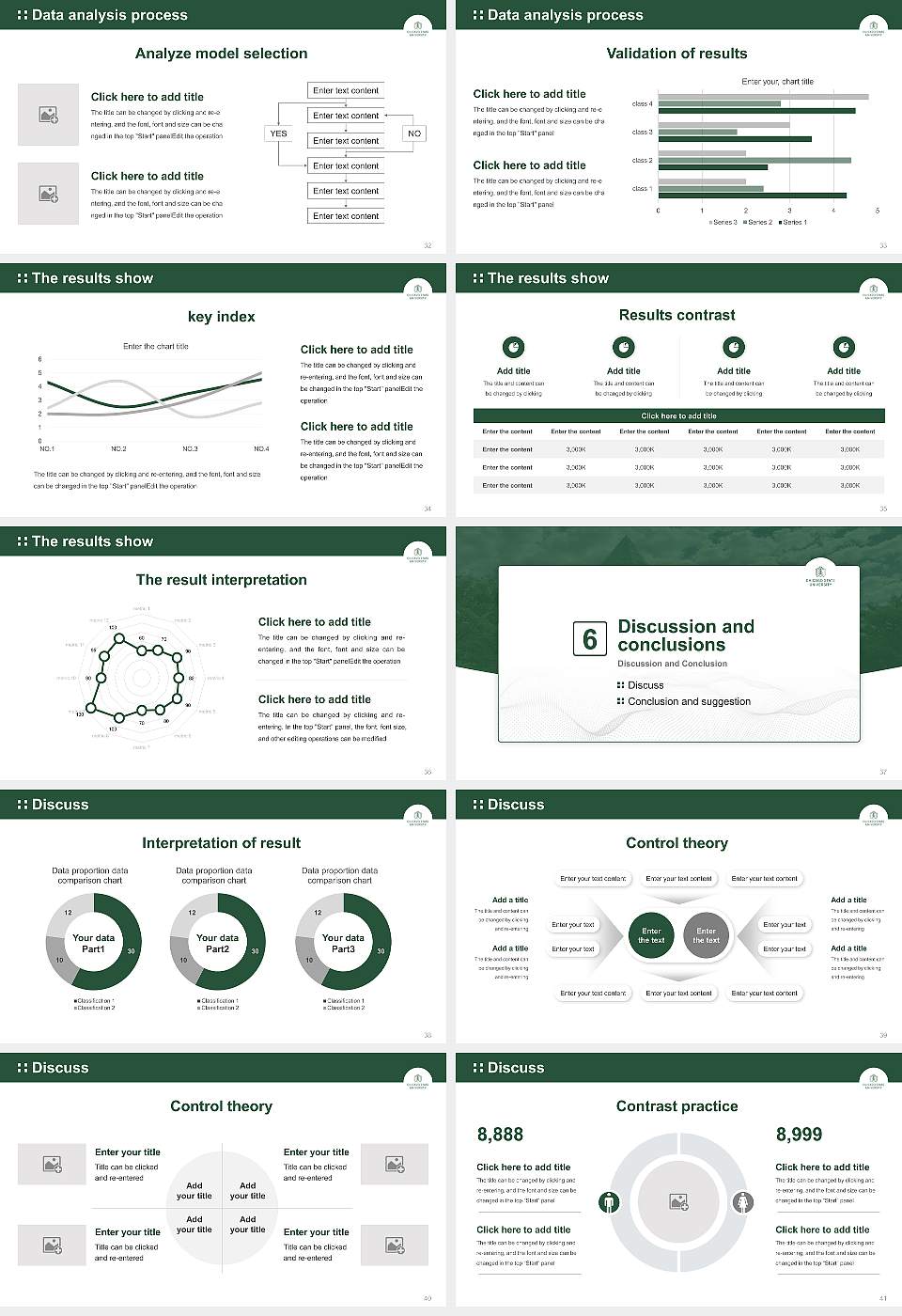Chicago State University Graduation Thesis Defense PPT Template16:9 ratio PPT effect preview image5