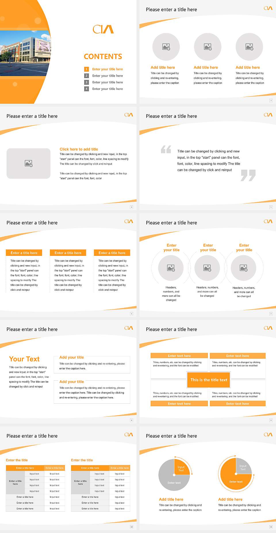 Cleveland Institute of Art Course/Courseware Creation PPT Template4:3 ratio PPT effect preview image2