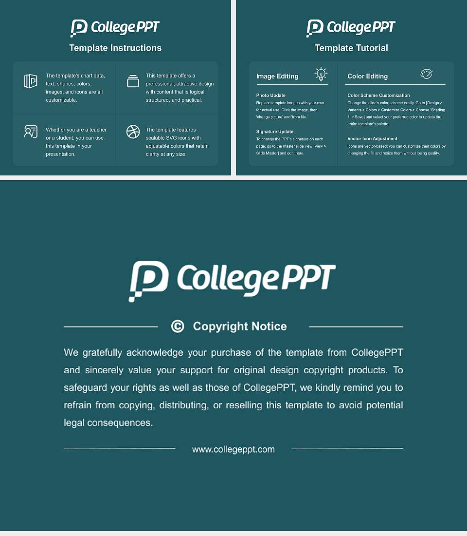 Charlotte Christian College and Theological Seminary Course/Courseware Creation PPT Template4:3 ratio PPT effect preview image5