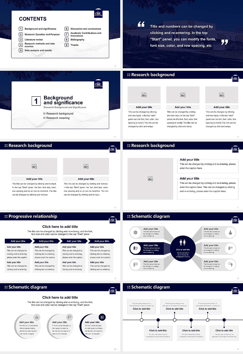 Christ Mission College Graduation Thesis Defense PPT Template16:9 ratio PPT effect preview image2