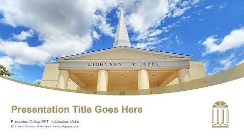 Charleston Southern University Course/Courseware Creation PPT Template