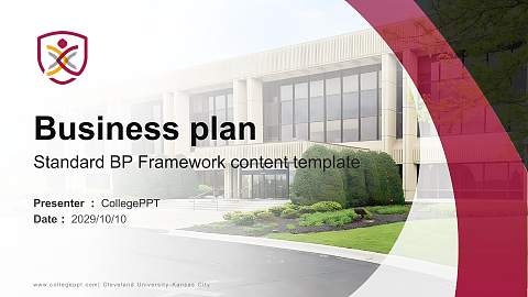 Cleveland University-Kansas City Competition/Entrepreneurship Contest PPT Template