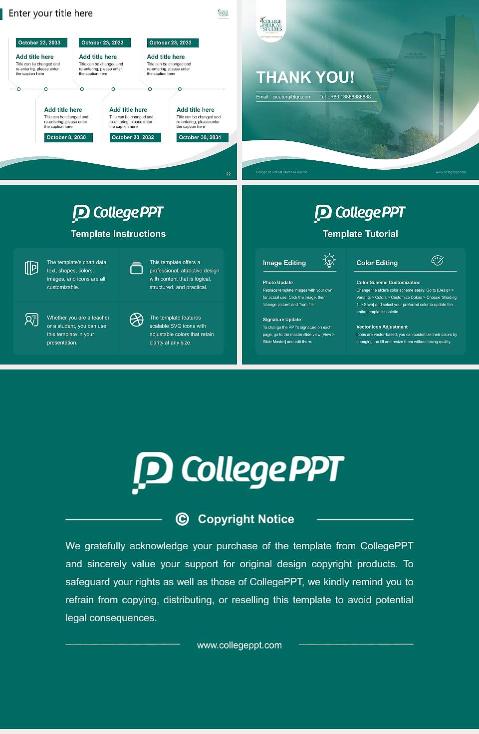 College of Biblical Studies-Houston Lecture Sharing and Networking Event PPT Template4:3 ratio PPT effect preview image4